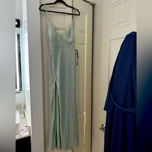 Brand new Aidan Mattox long sparkly dress